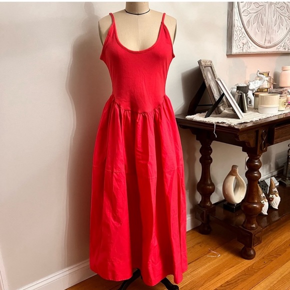 NWT Free People Dylan Midi Dress - Picture 5 of 8